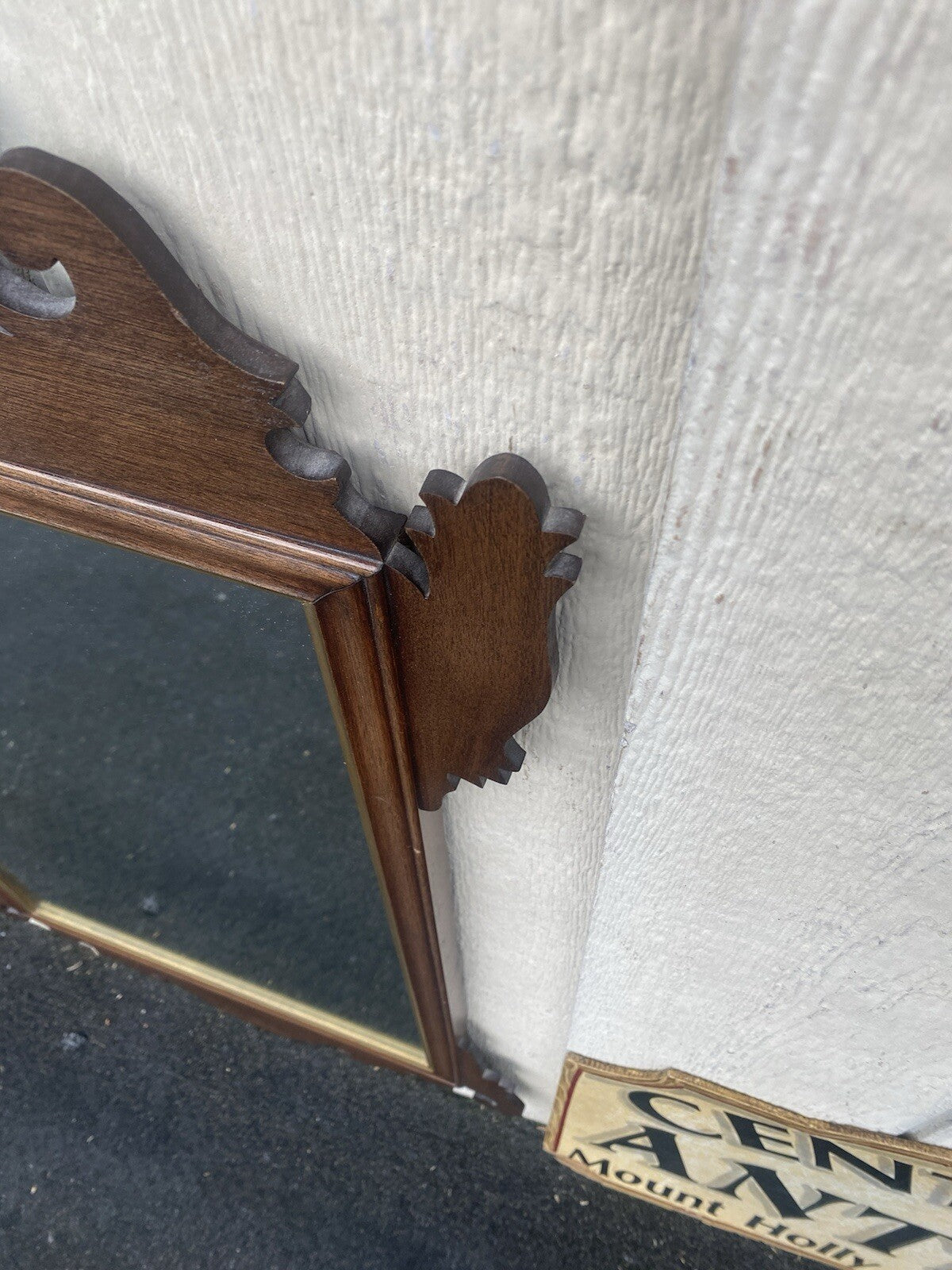 65880   CUSTOM Hand Made Mahogany A COOPER of Bucks County Mirror