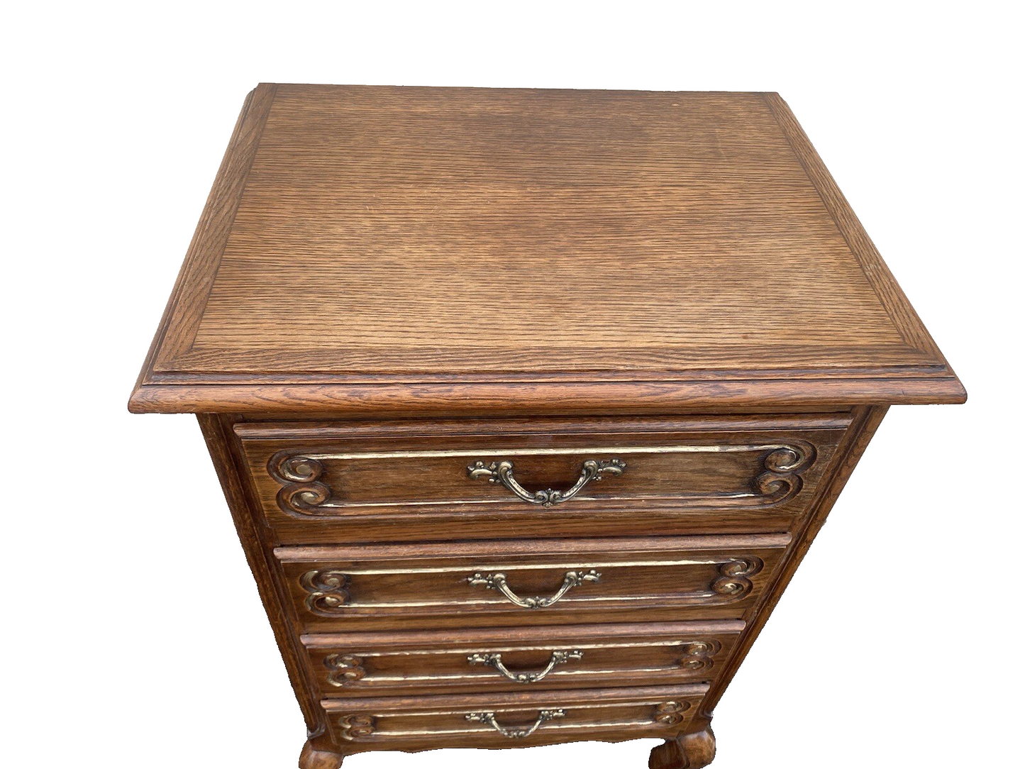 65016   Oak Lingerie Chest Dresser Nightstand