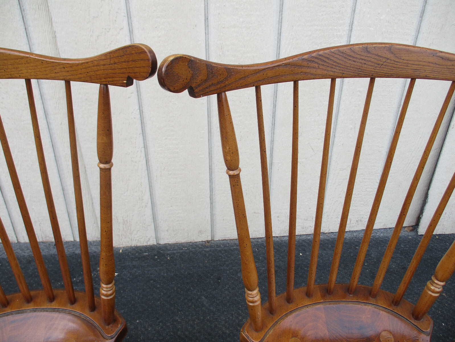 64147 Set  6  CUSTOM  Wright Table Company Furniture Windsor  Dining Chair s