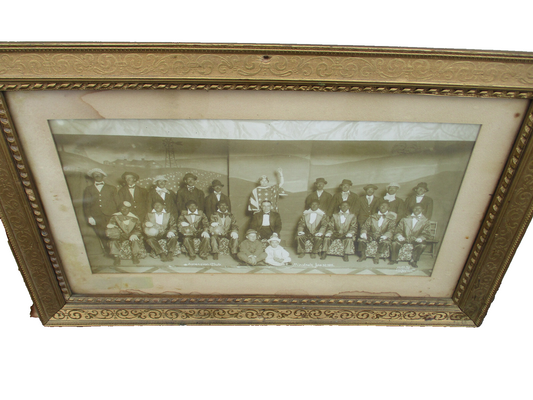 63141 ASCENSION CLUB J F MELDON 1916 Photo Print Minstrel Picture