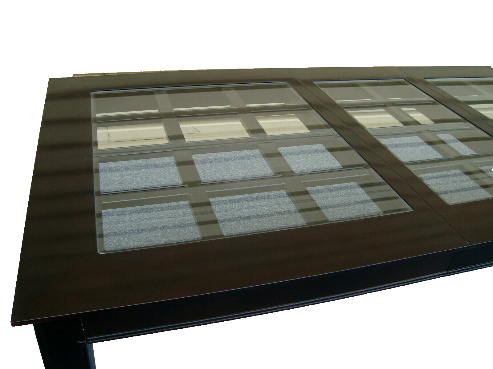 64258     Large Stanley  Modern  DINING Table w/ 2 leafs + table pads 110" Long