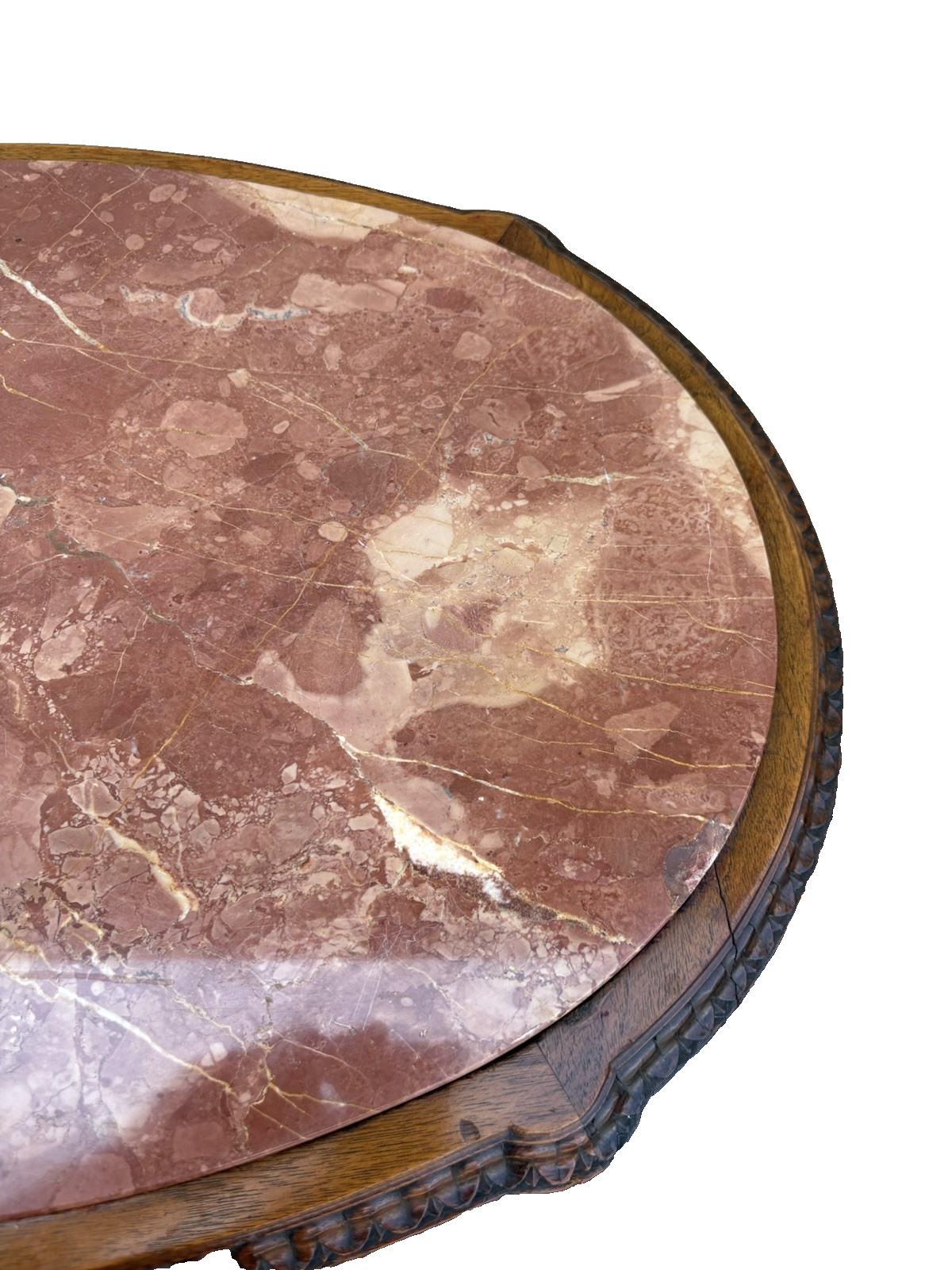 66898   Marble Top Decorator Lamp Table Stand