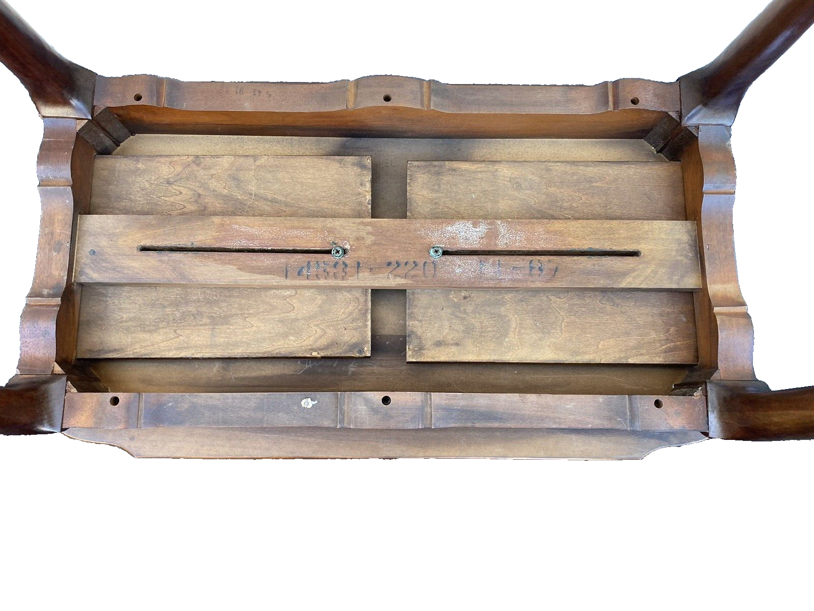 65641 Mahogany Tea Table w/ Pull-outs