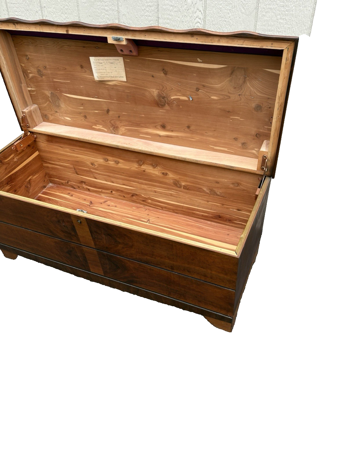 67118 Deco Cedar Lined Blanket Storage Chest