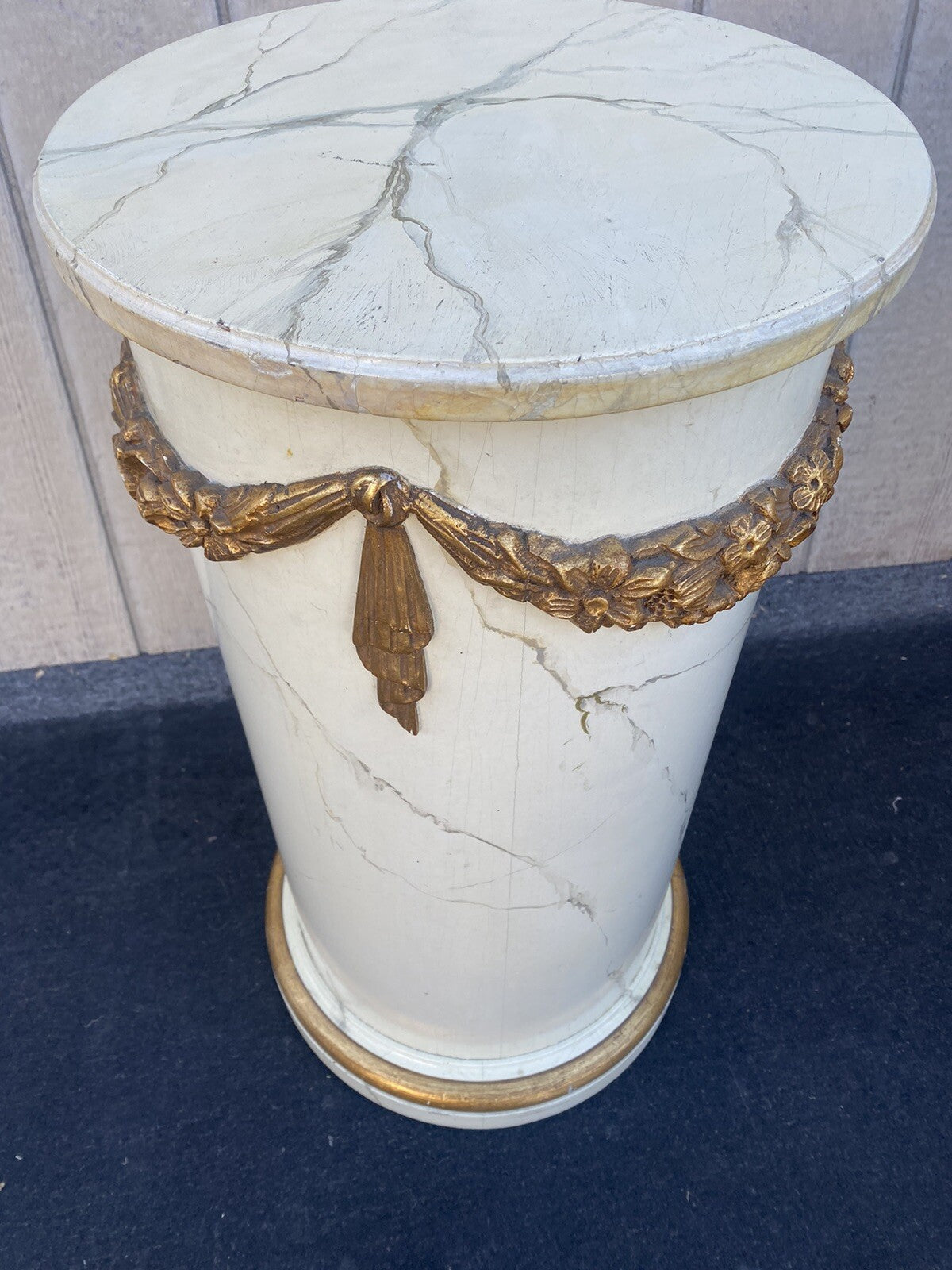 65967   Decorator  WOOD  Plant Pedestal Stand