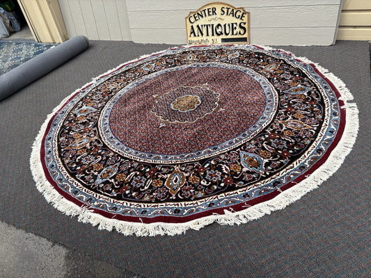 RUG 19: Large Octagonal Oriental Rug Carpet