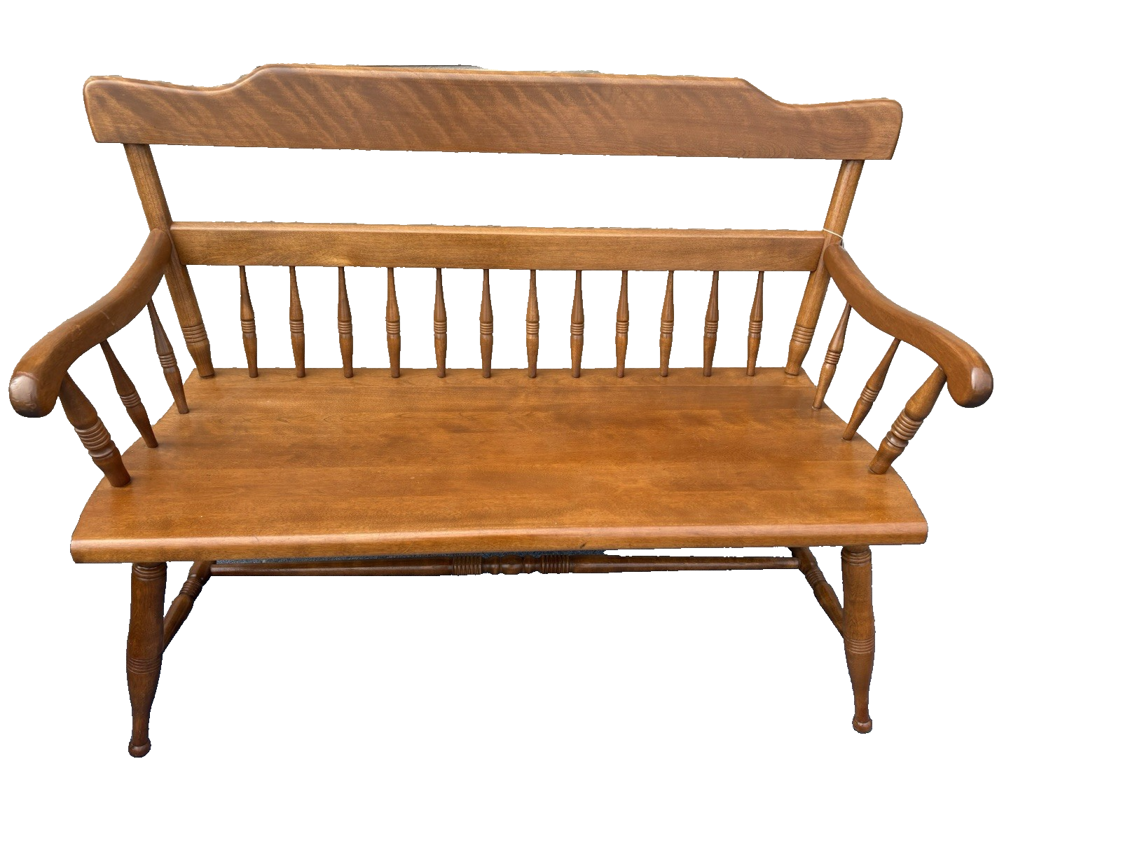 65774 Ethan Allen Maple Settee Bench