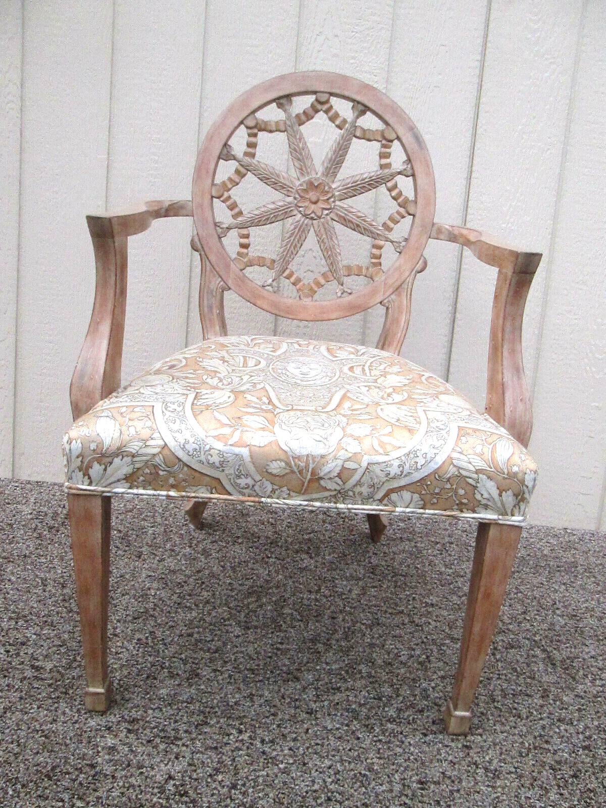 58312 Set of 6 QUALITY Custom Made Dining Chairs w Original Factory Finish