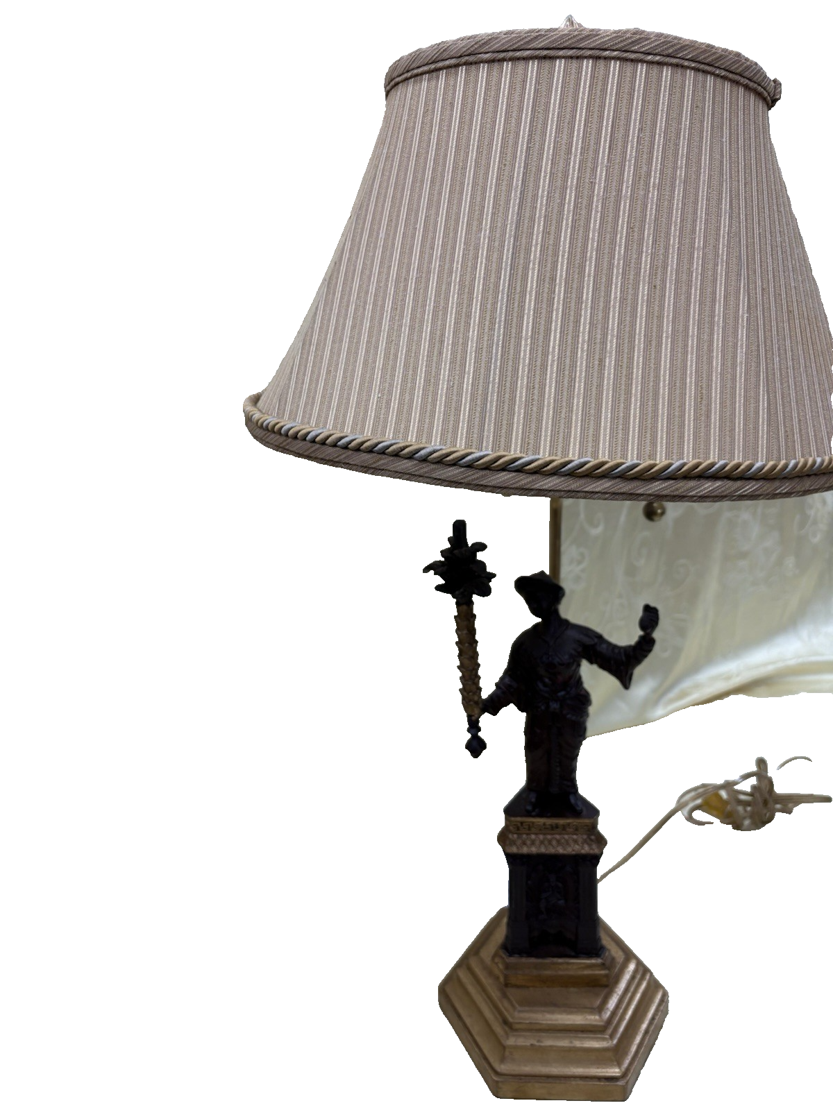 65280 QUALITY Figural Table Lamp with Shade
