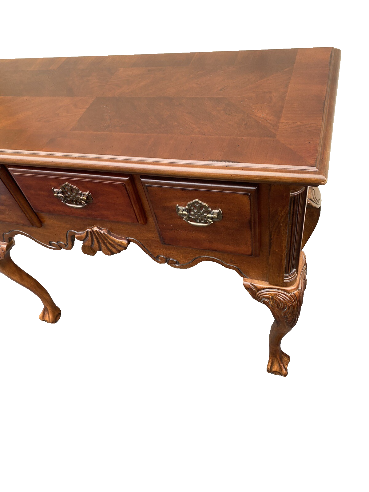 64851 Claw Foot Sideboard Server Console Cabinet