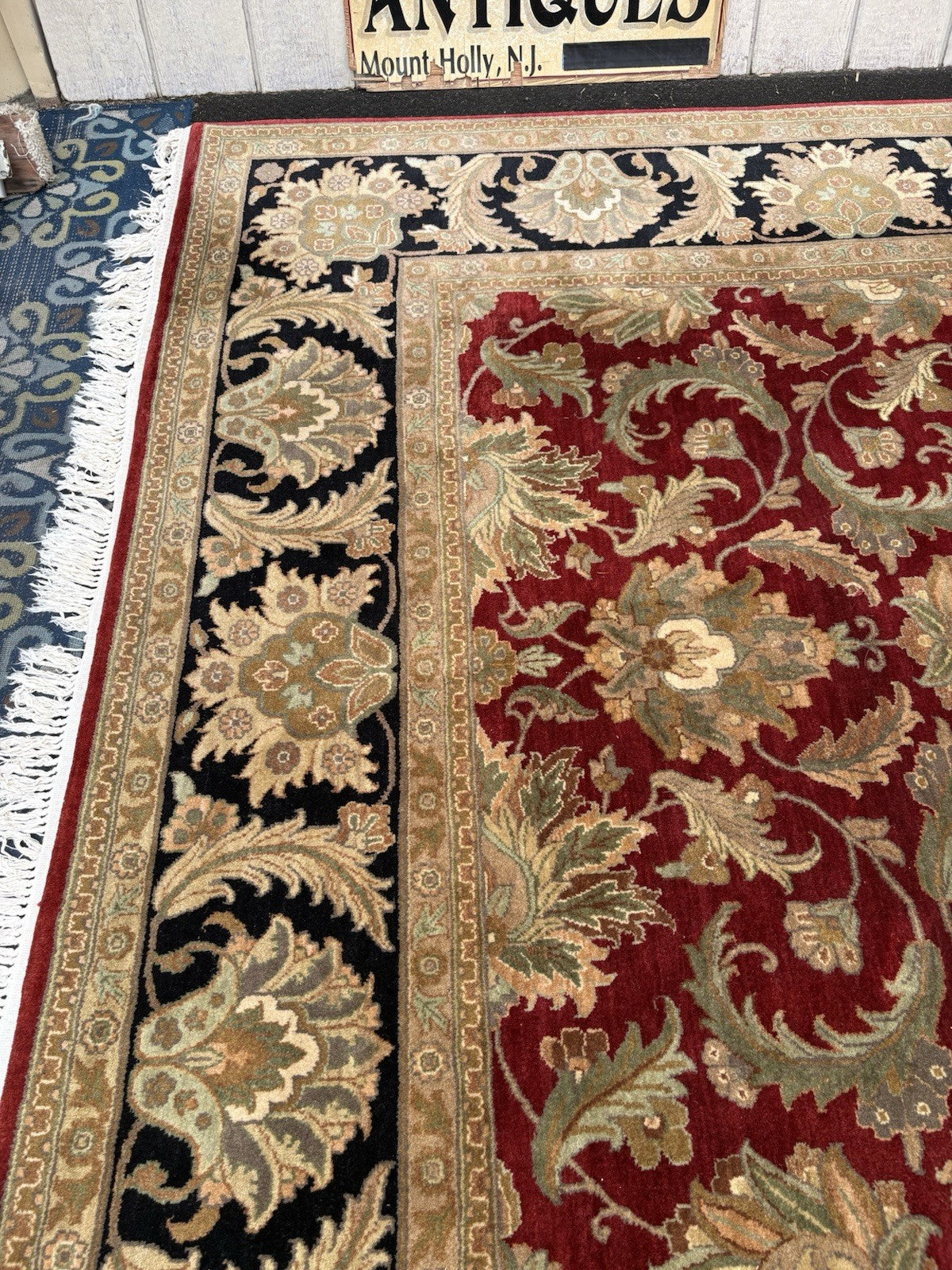 00001 Large Machine Made Oriental  Wool Rug Carpet