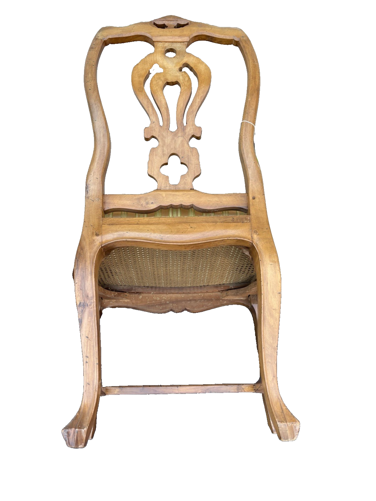 62658   French Country Louis XV Armchair Chair PEGGED Construction