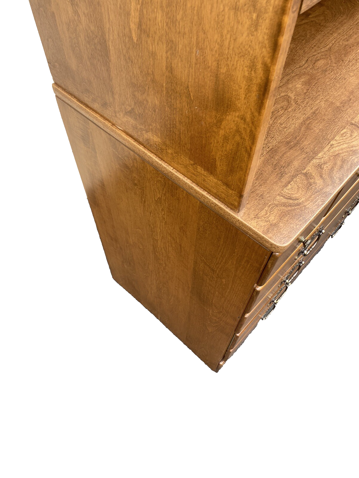 65542 Ethan Allen Cabinet with Bookcase top