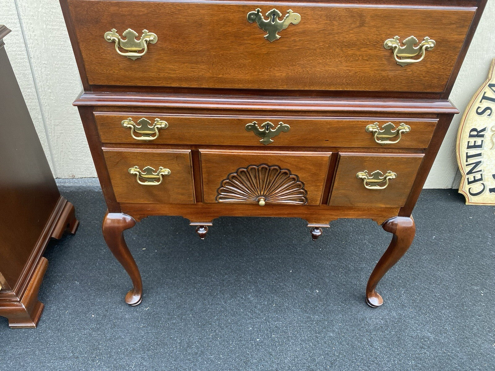 65840  COUNCILL Furniture Mahogany  High Boy Dresser Chest
