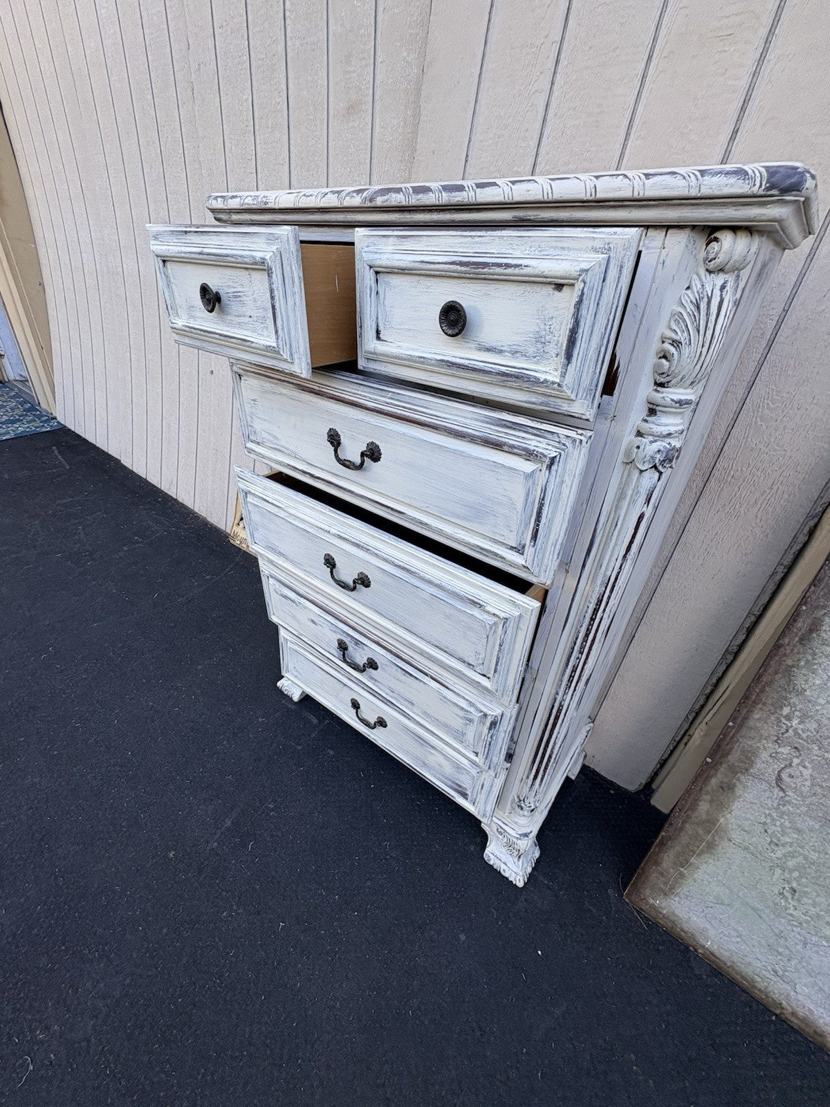 66699   Modern Decorator High Chest with Factory Finish