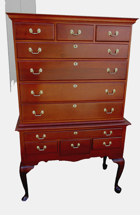 63575  Statesville Chair Furniture High Chest Hiboy  Dresser