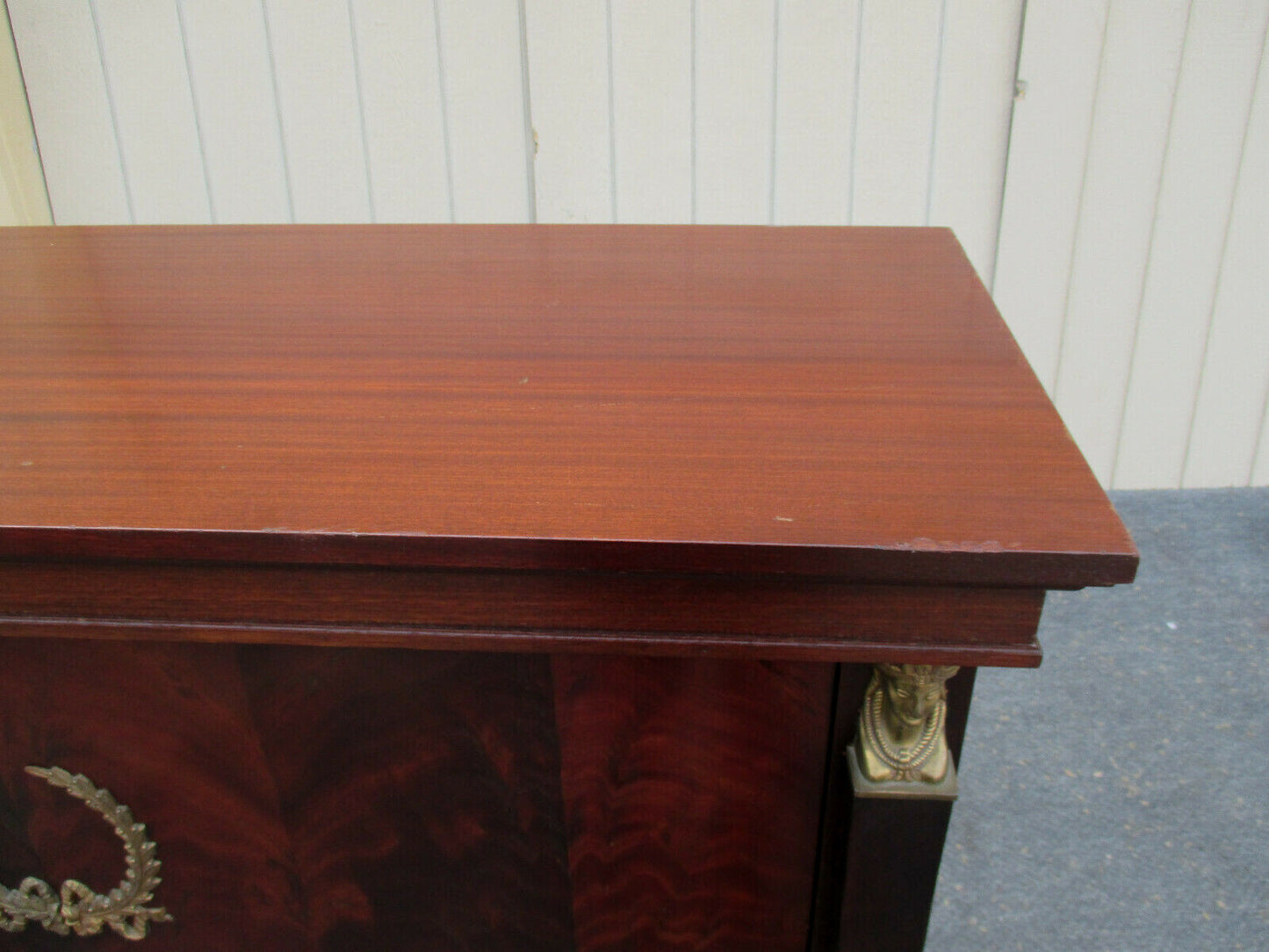 61211 Neo Classical Slant Front Desk Liquor Cabinet Bar