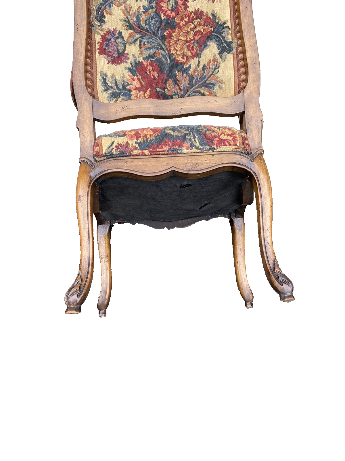 65425   Pair French Country Bergere Armchair Chair