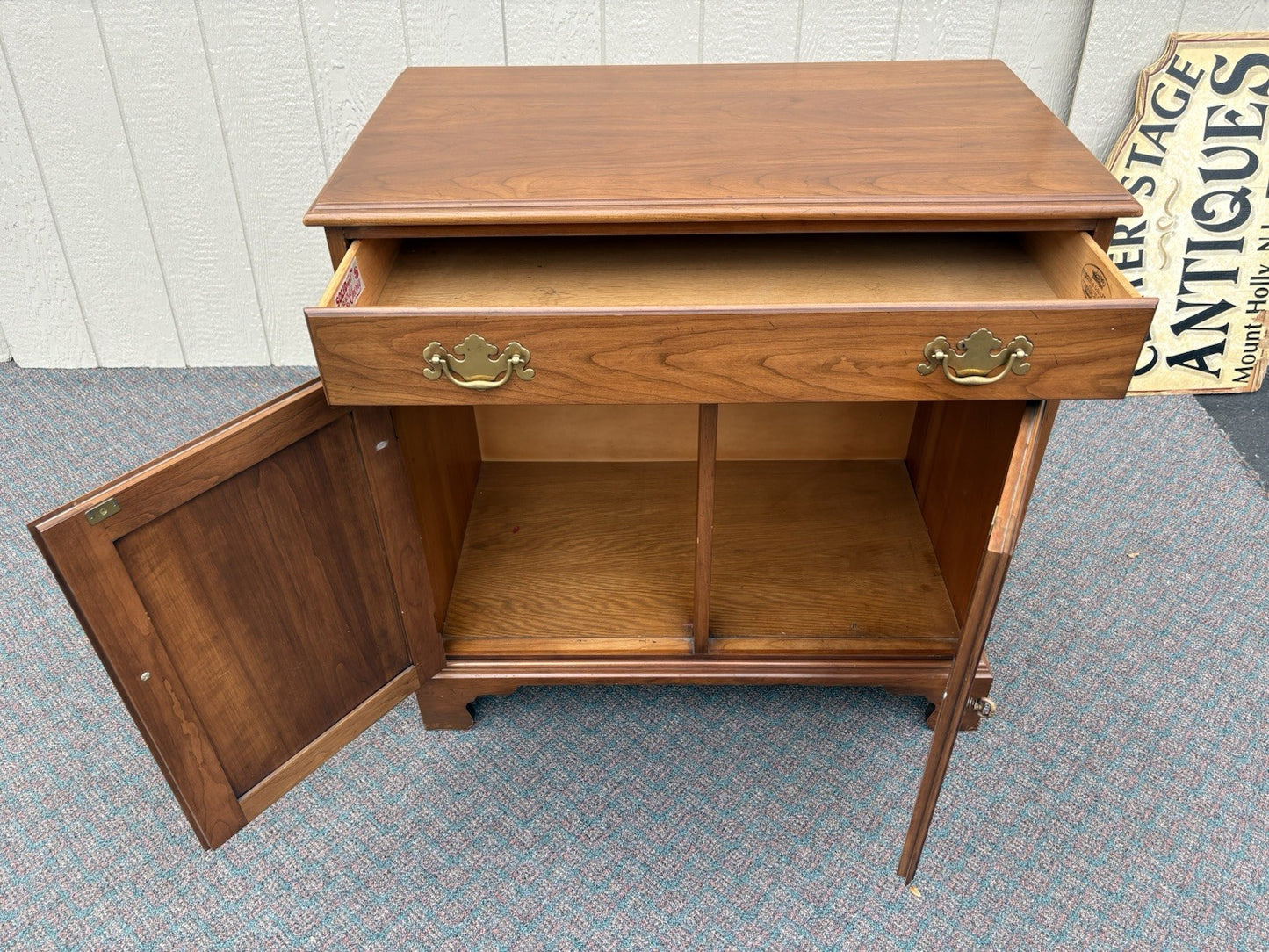 67141 HENKEL HARRIS  Virginia Galleries Cherry Server Cabinet