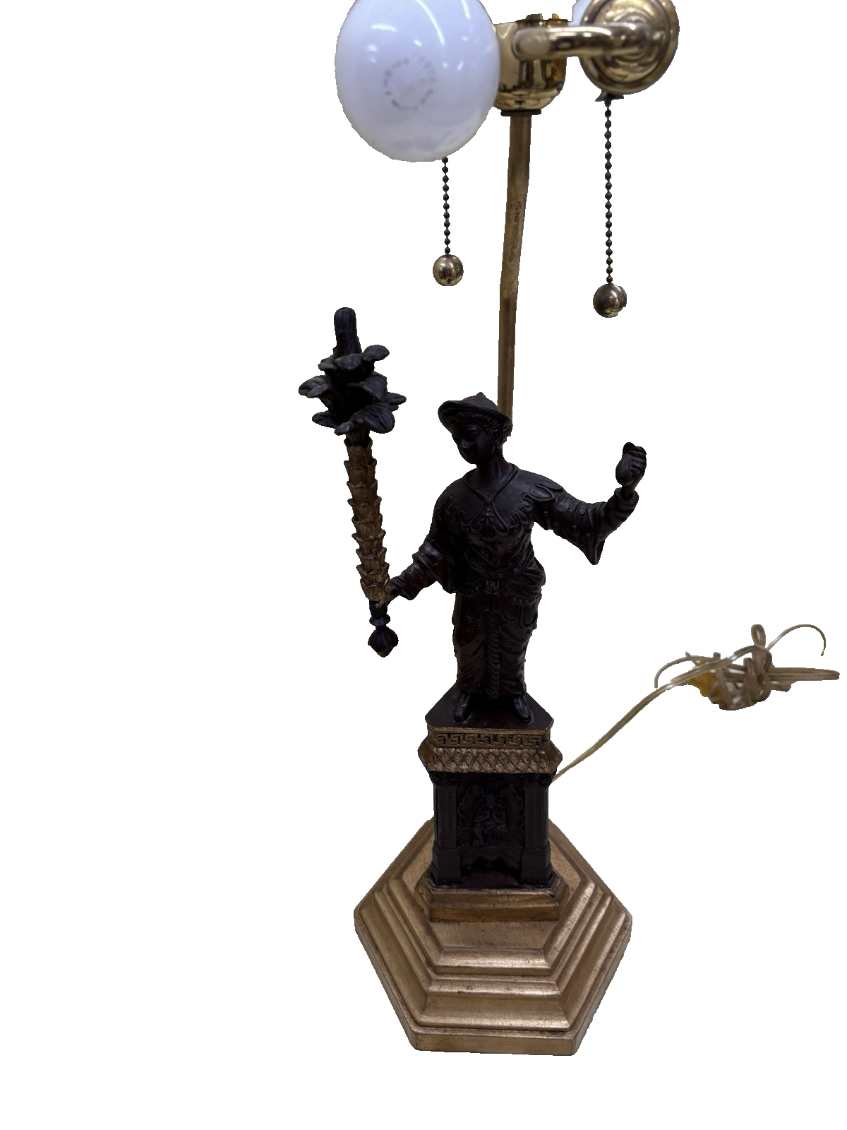 65280 QUALITY Figural Table Lamp with Shade