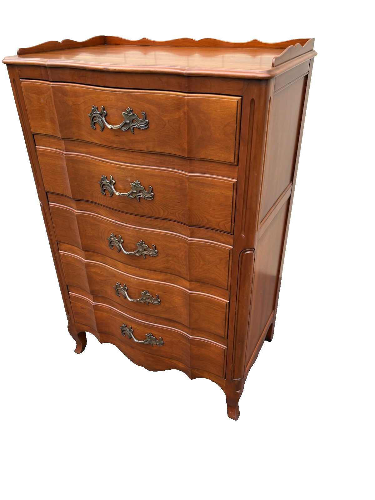 67137 JOHN  WIDDICOMB Cherry High Chest Dresser