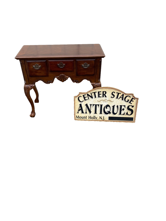 64851 Claw Foot Sideboard Server Console Cabinet