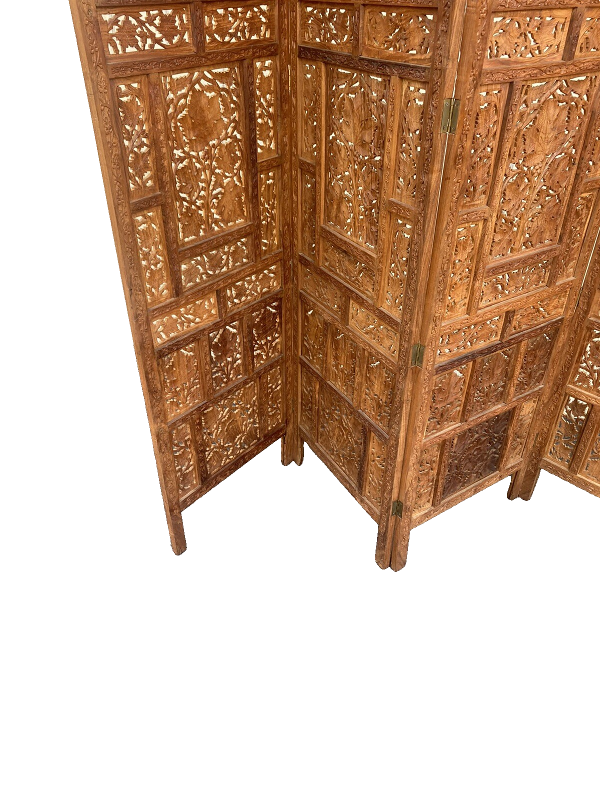 65534 Oriental Hand Made Wood Dressing Screen Room Divider