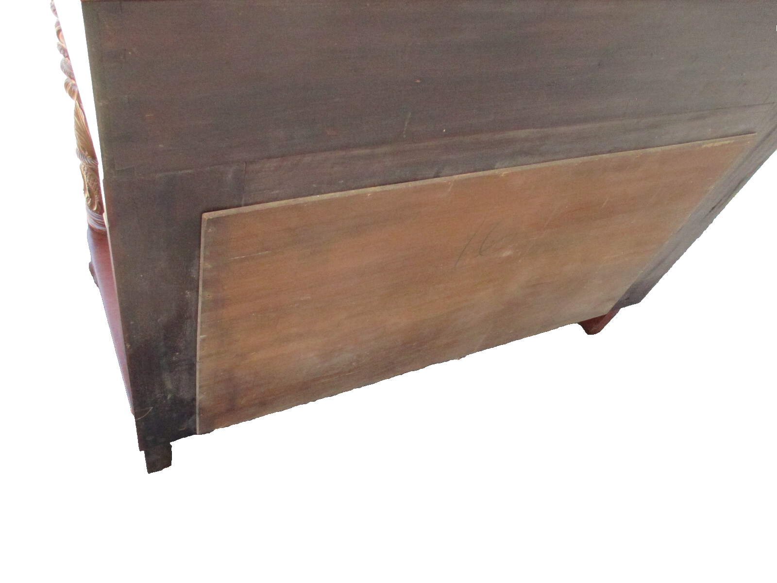 63725   Antique Empire Buffet Sideboard Server Console Cabinet