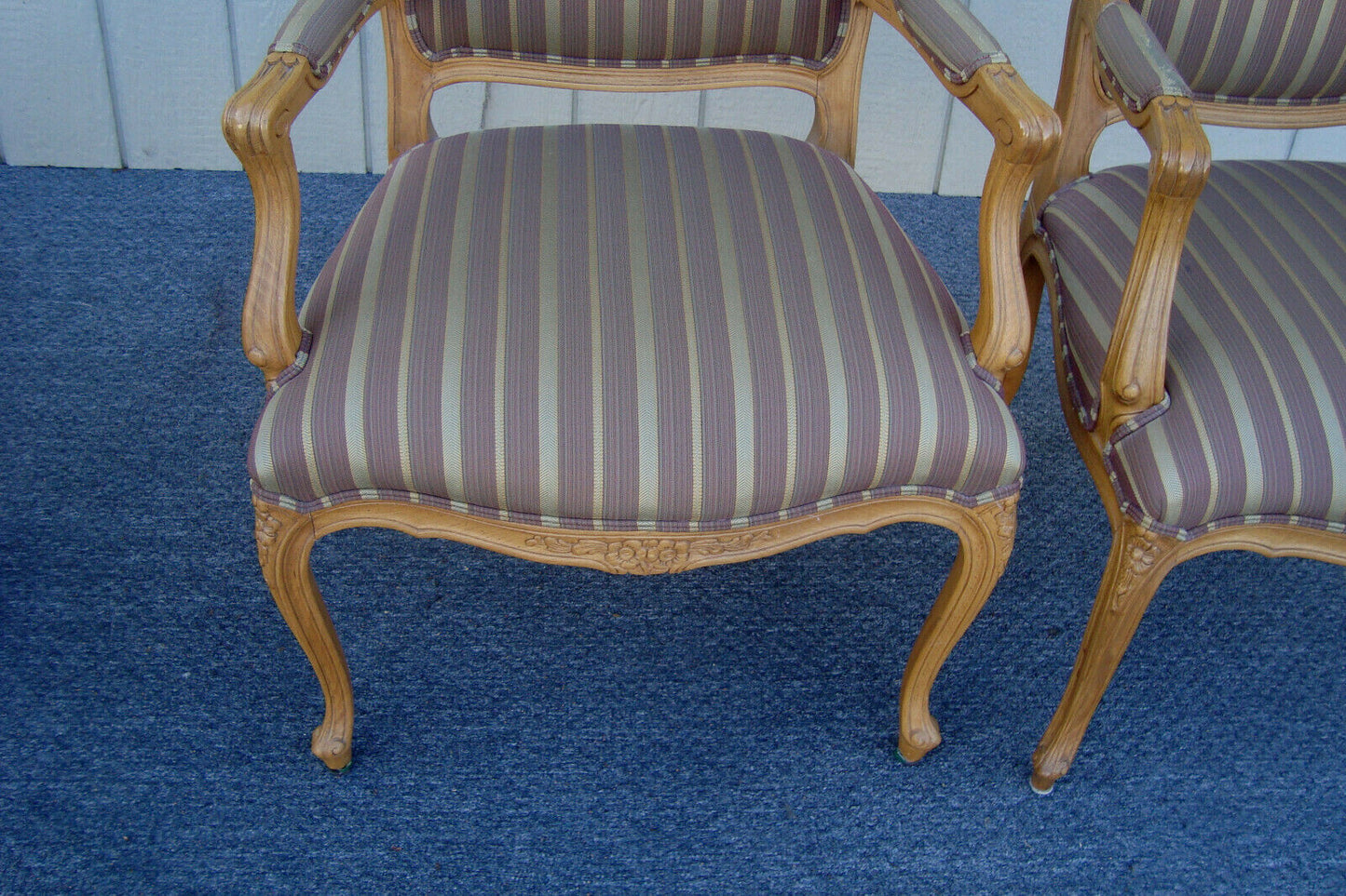 61562 Pair ETHAN ALLEN Bergere Armchair Accent Chair