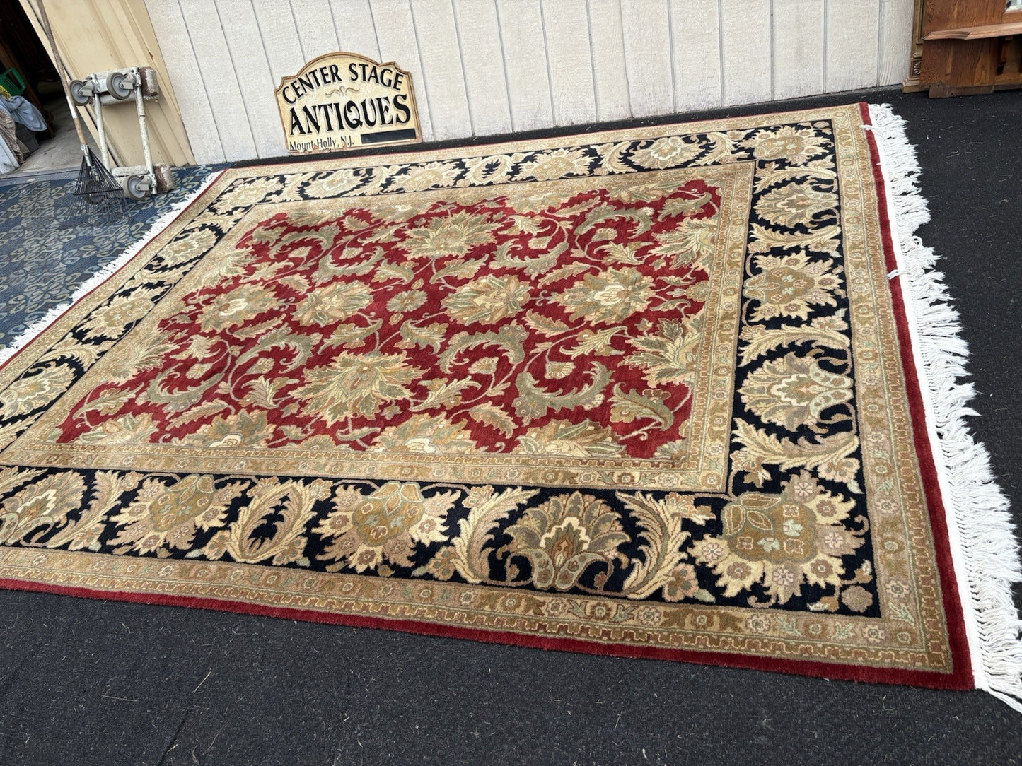 00001 Large Machine Made Oriental  Wool Rug Carpet