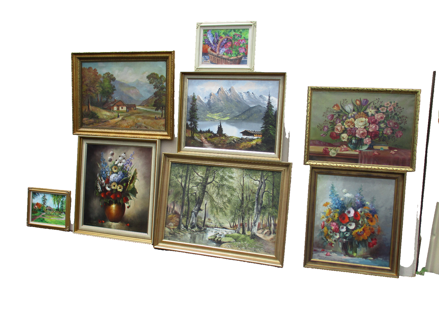 ART 07:  Oil Painting on Canvas Signed O ARNOLD 