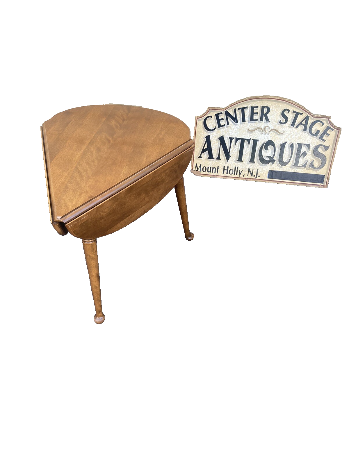 65793 ETHAN ALLEN Maple Dropside Lamp Table Stand