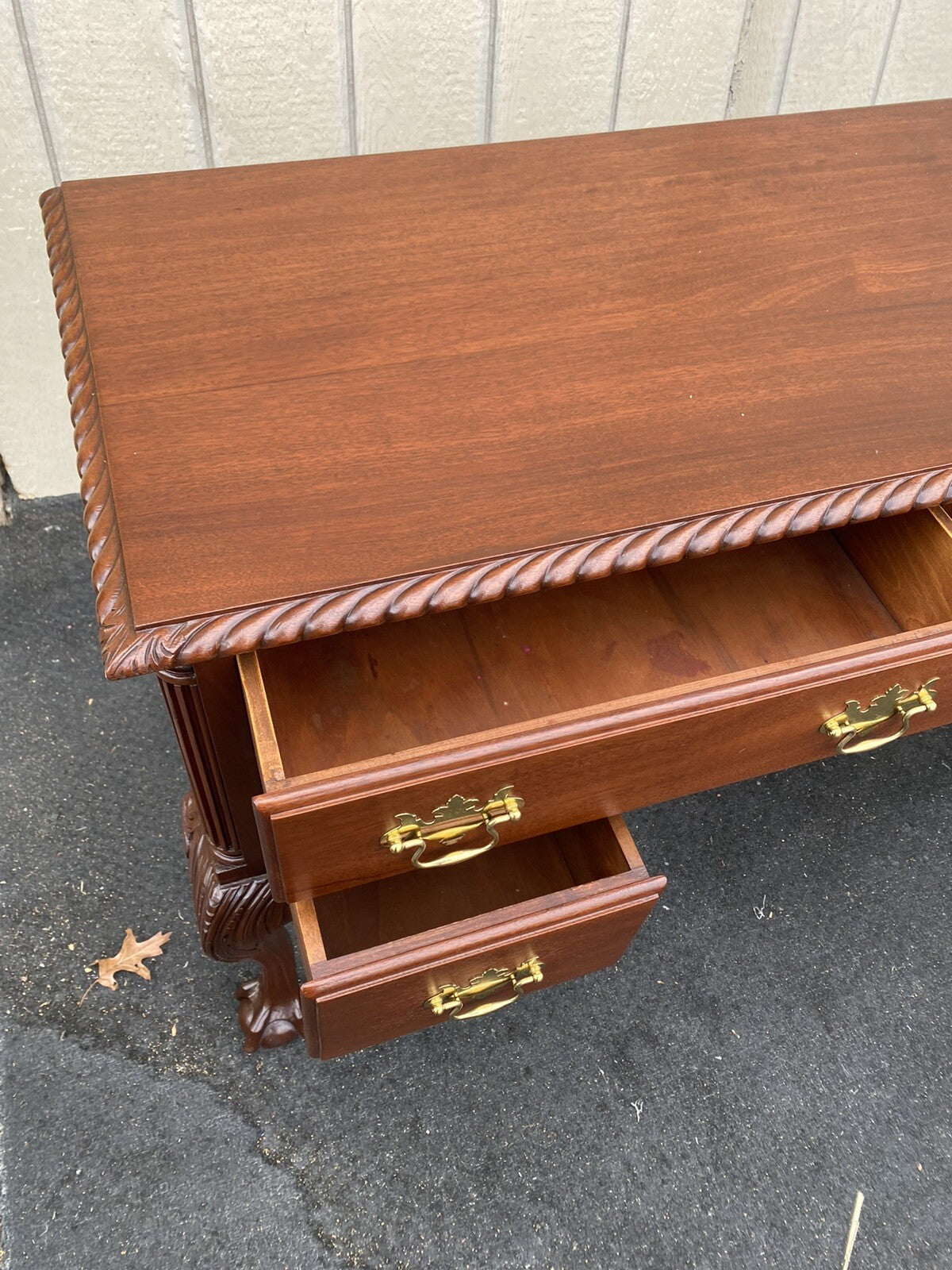 66073 Solid Mahogany Vanity Desk CUSTOM MADE