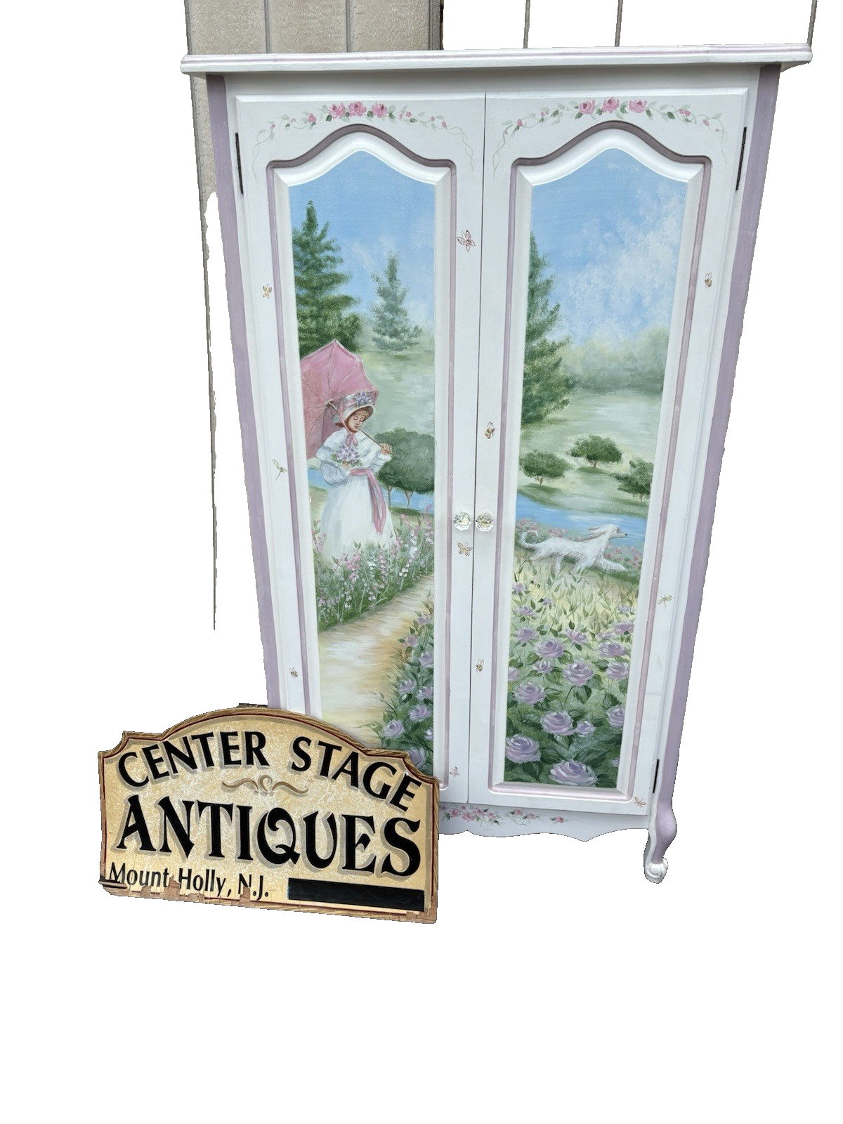 66646   Custom Hand Made High Chest Chifferobe  Wardrobe  Cabinet