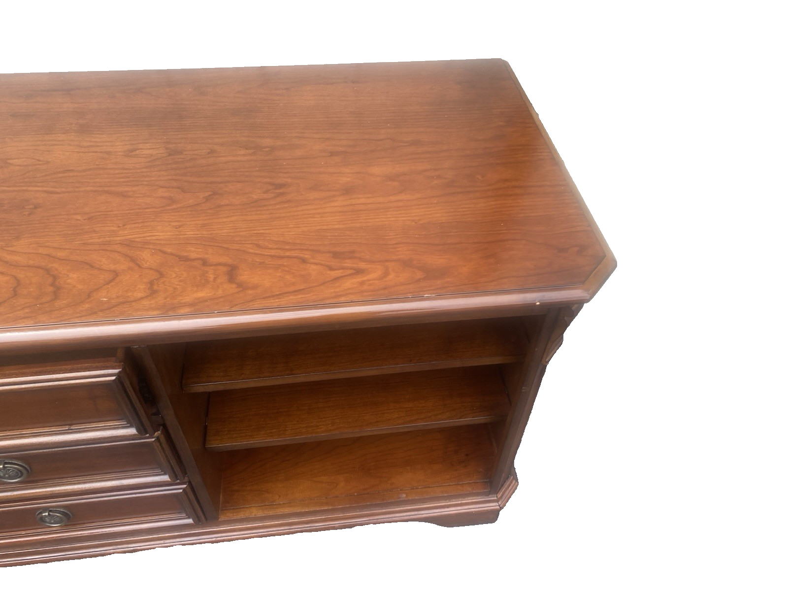 66548 Cherry Hooker Furniture  Television Cabinet Stand 64" WIDE