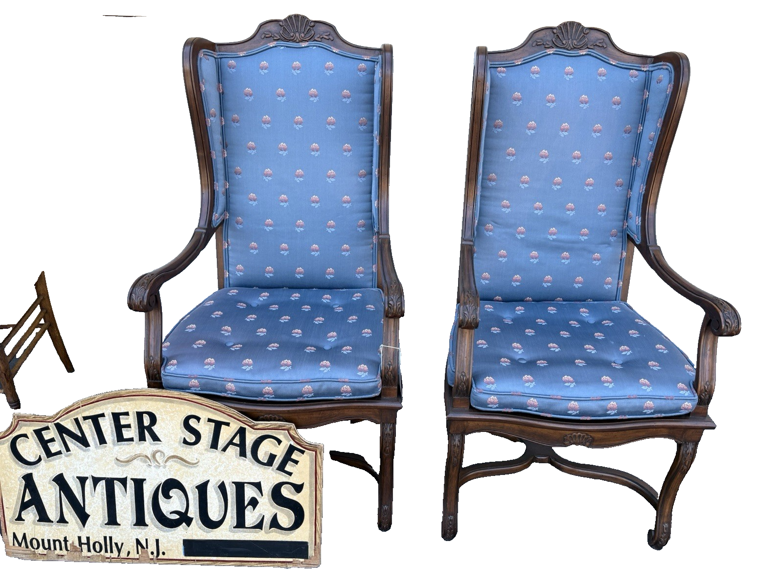 65310 Pair Quality  Decorator Bergere Armchair Chair s