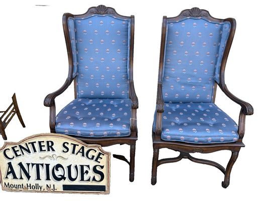 65310 Pair Quality  Decorator Bergere Armchair Chair s