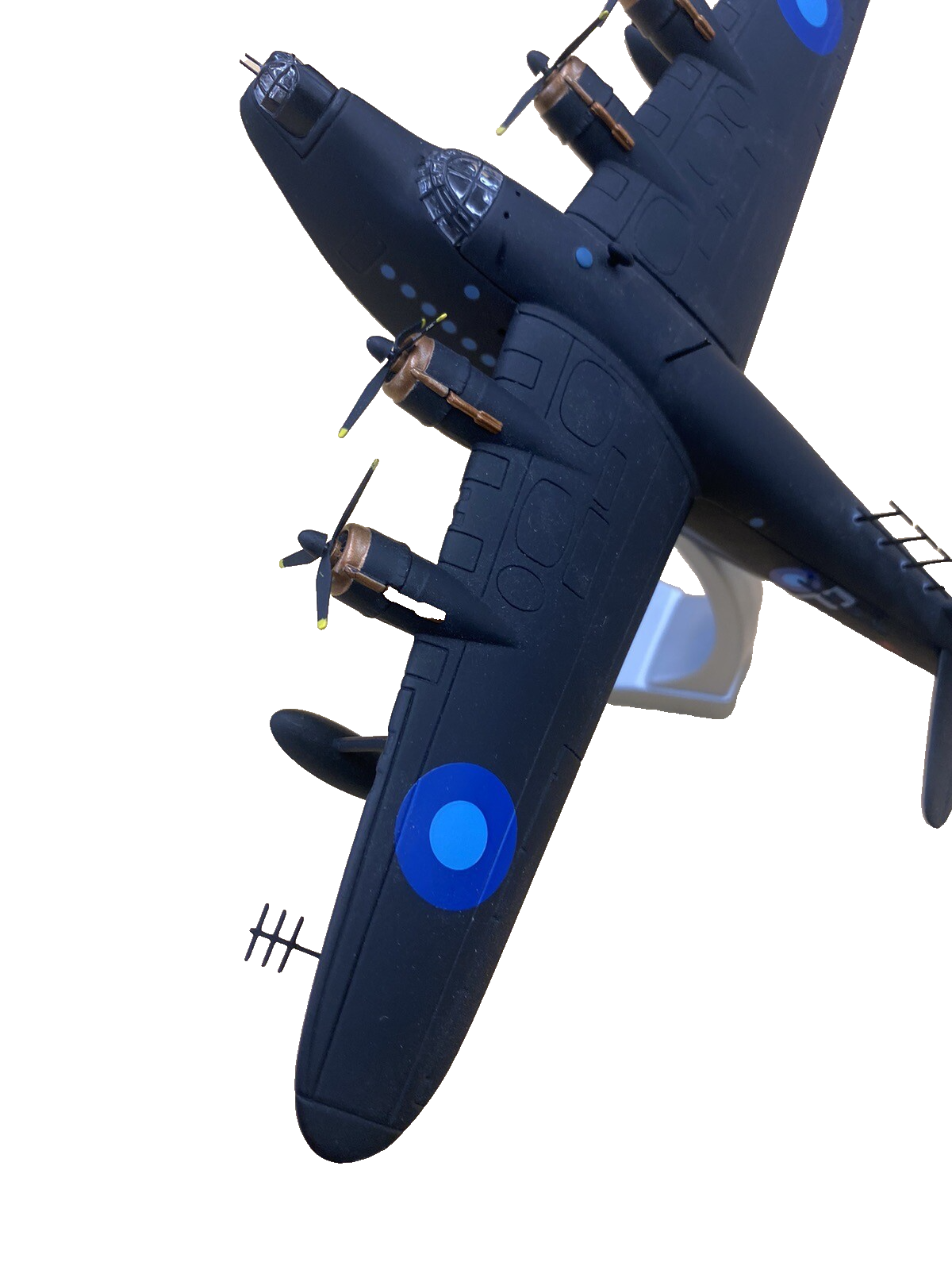 ES 1001 Black Diecast Military Airplane Plane