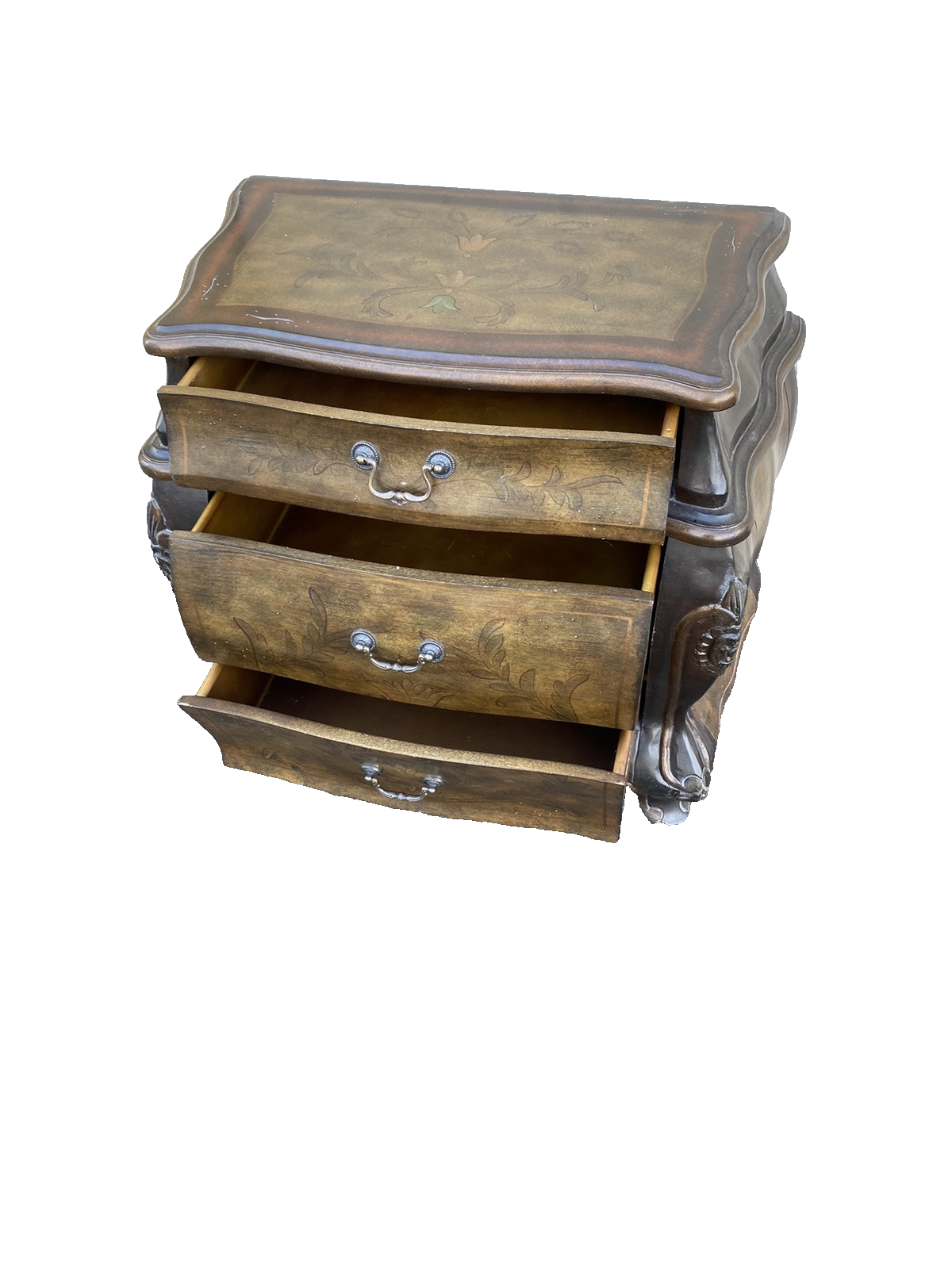 66319  Bombay Nightstand End Table Stand