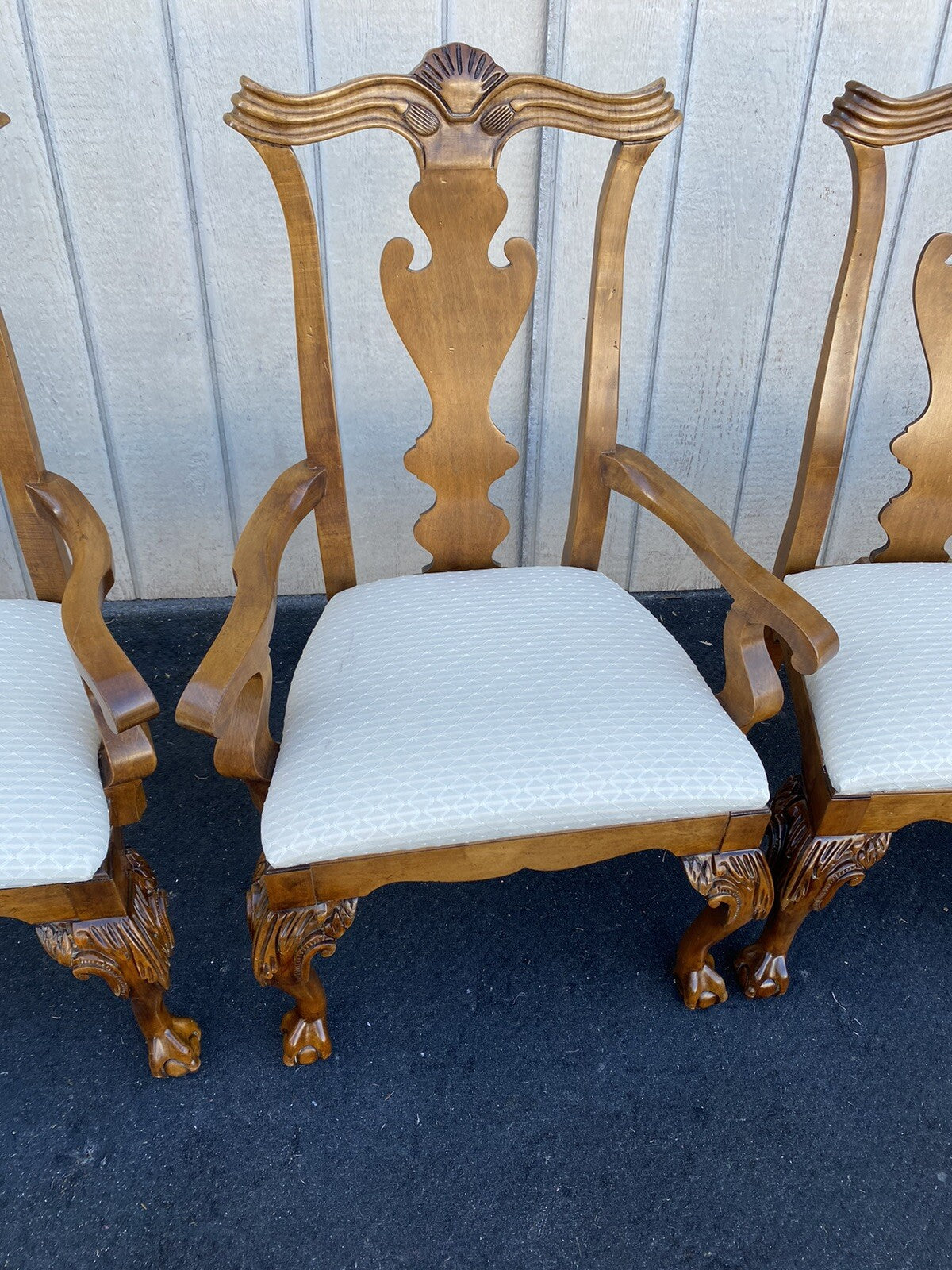 65119 Set of 8 Century Furniture Chippendale Dining Chair s