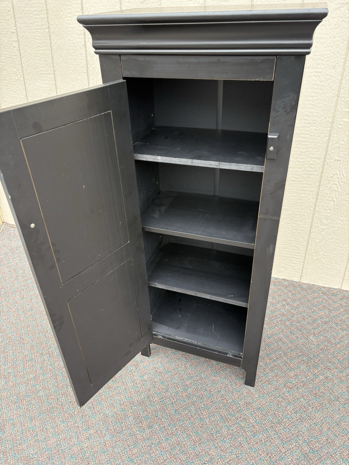 67187 Modern Country Cuboard Cabinet with Drawer