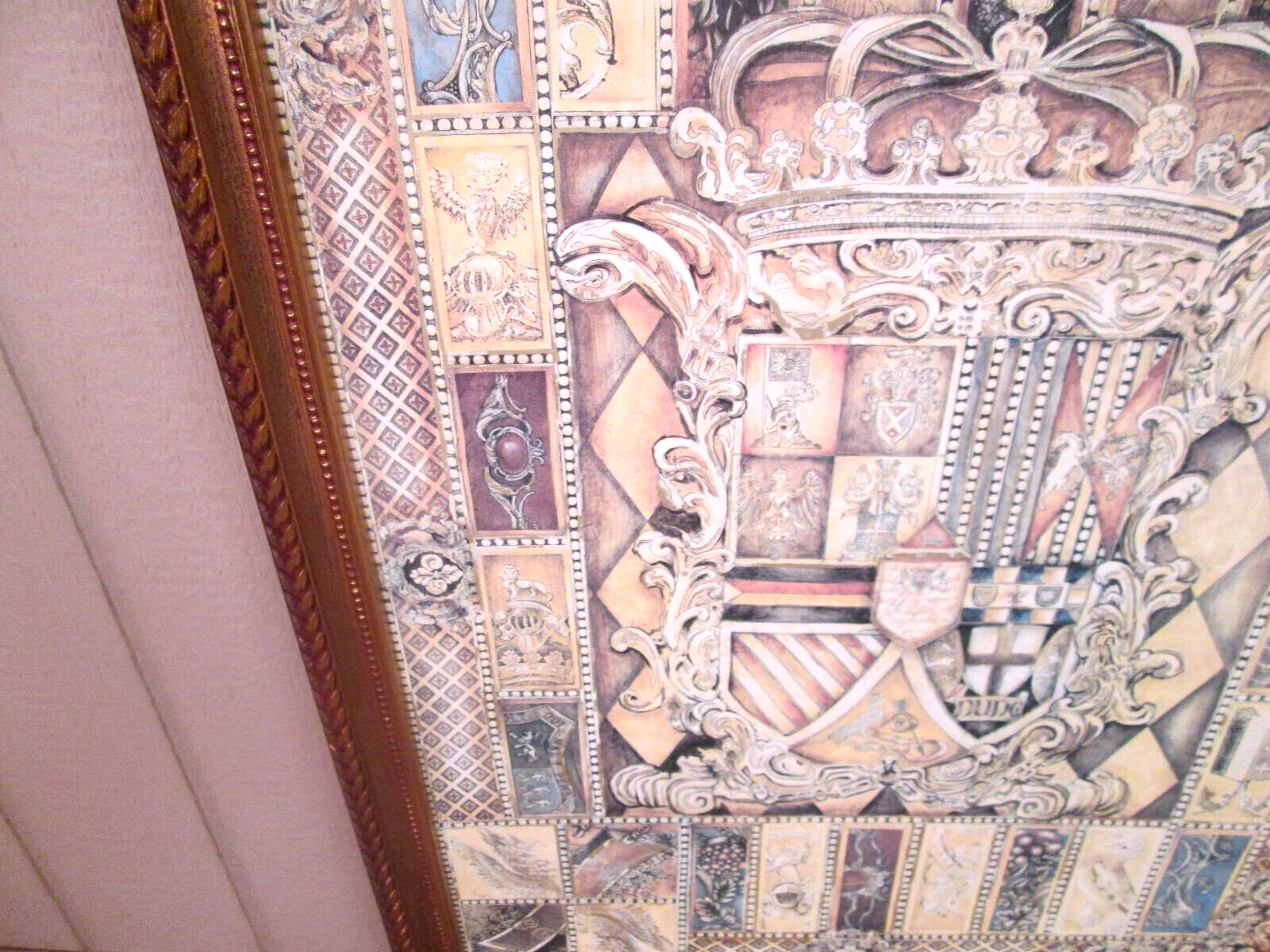 56537 ROYAL GAMBIT BOMBAY Picture Print in Fancy frame