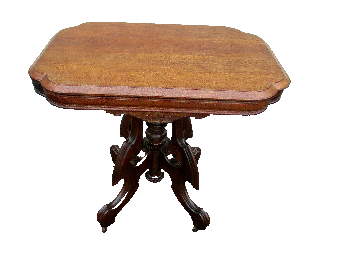 62691  Antique Victorian Walnut Lamp Table Stand