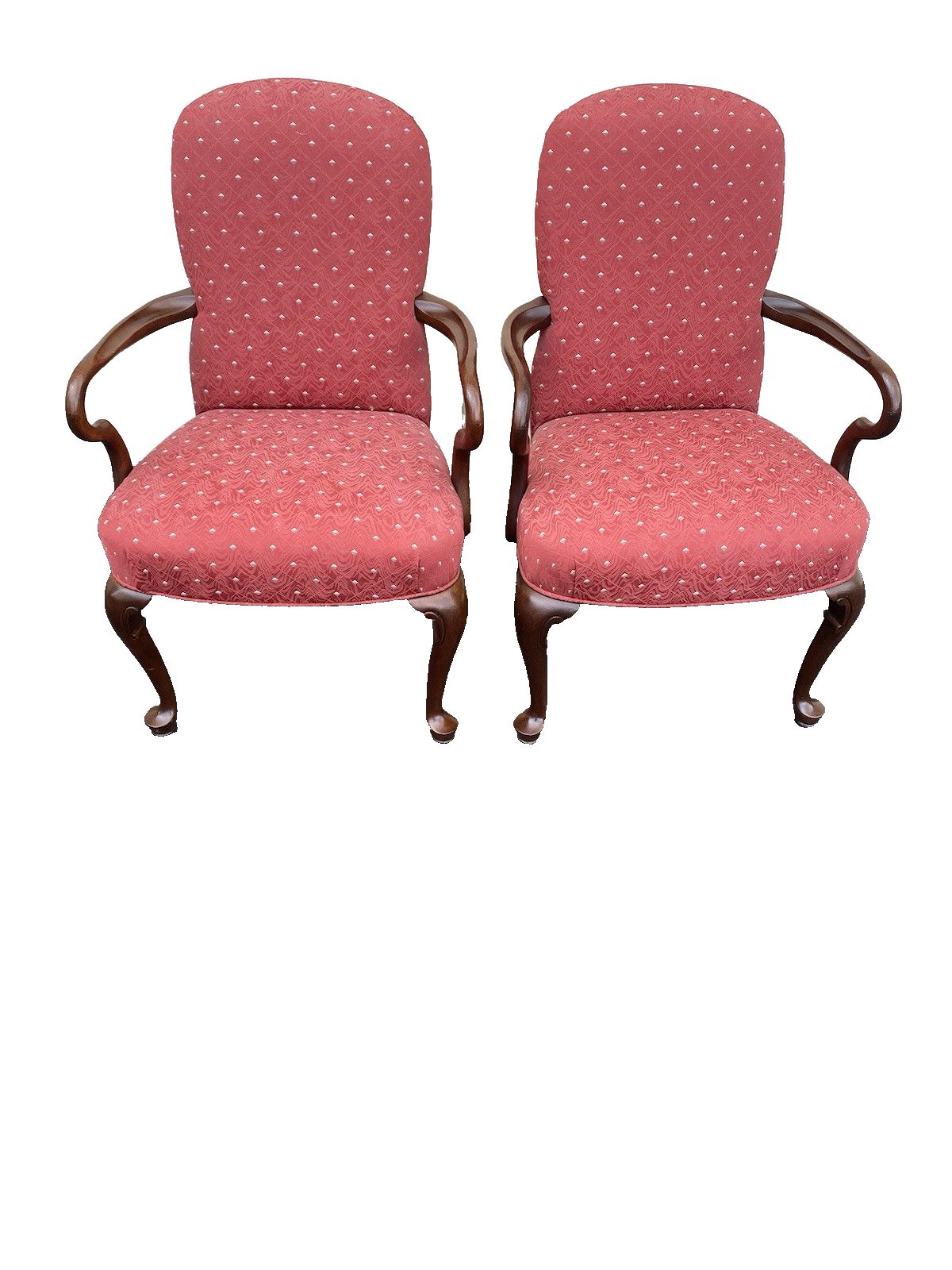66446   Pair ETHAN ALLEN Bergere Armchair Chair s