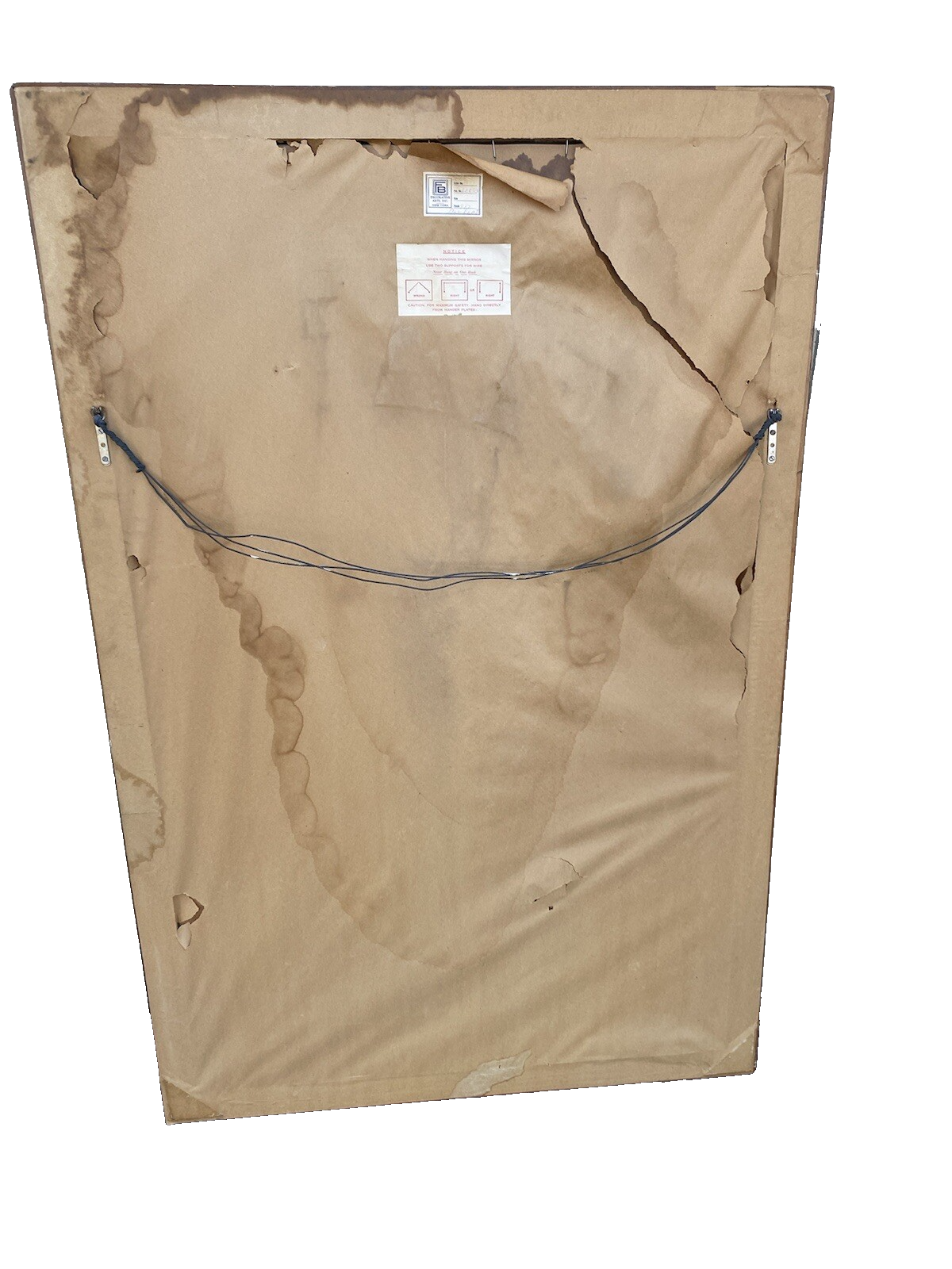 65378 FRIEDMAN BROTHERS  Gold Decorator Beveled  Mirror