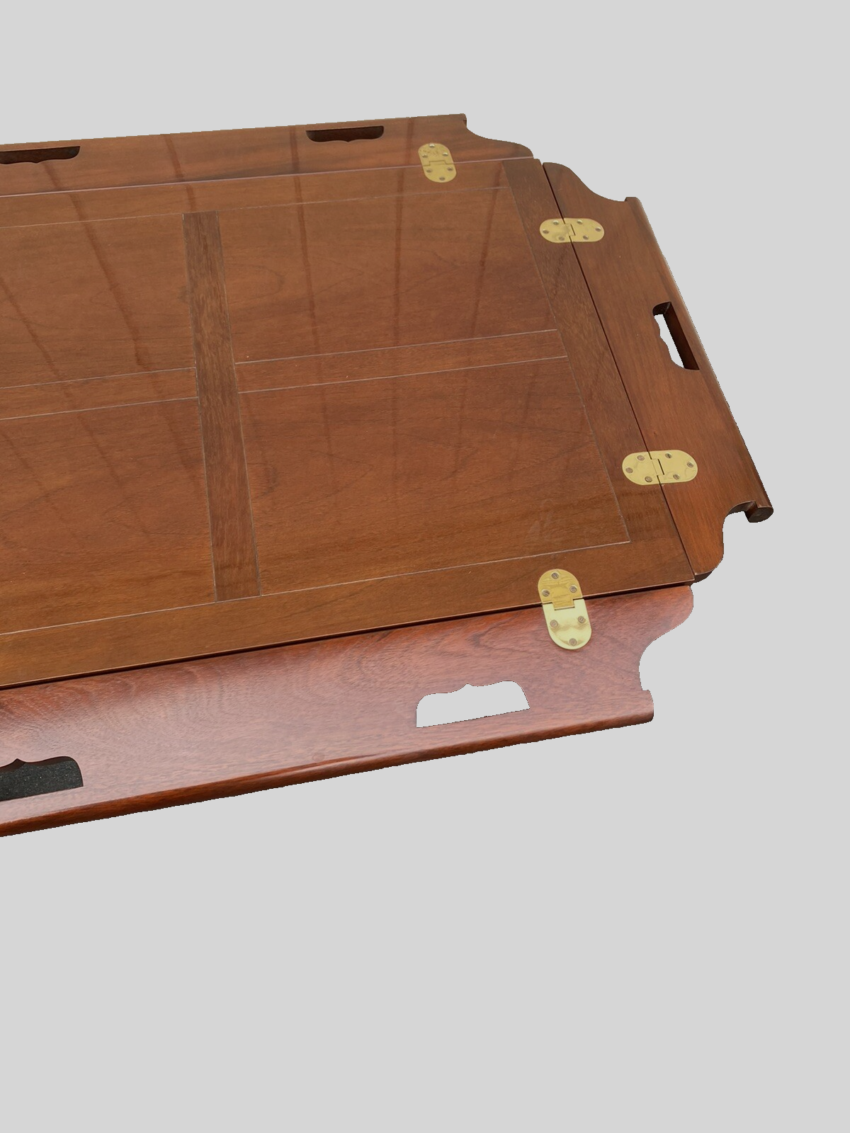 66129   Baker Furniture Solid Mahogany Butler Coffee Table Stand