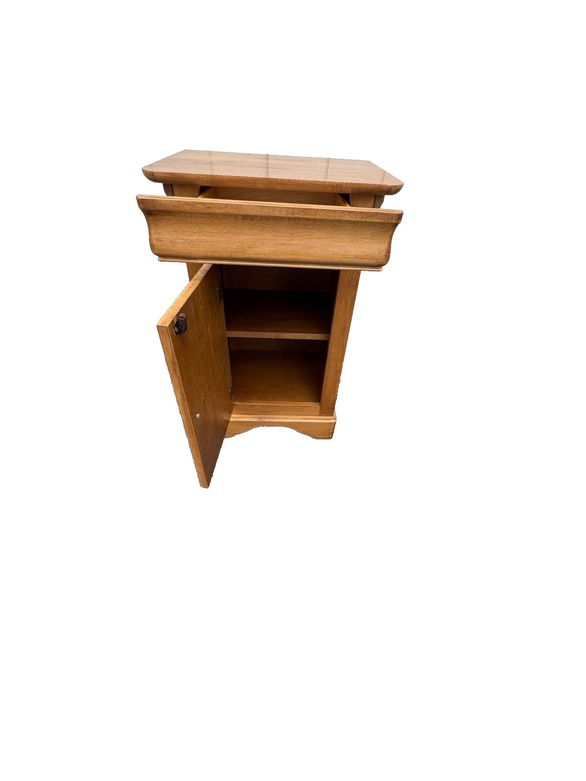 67047 Maple Nightstand End Table Stand