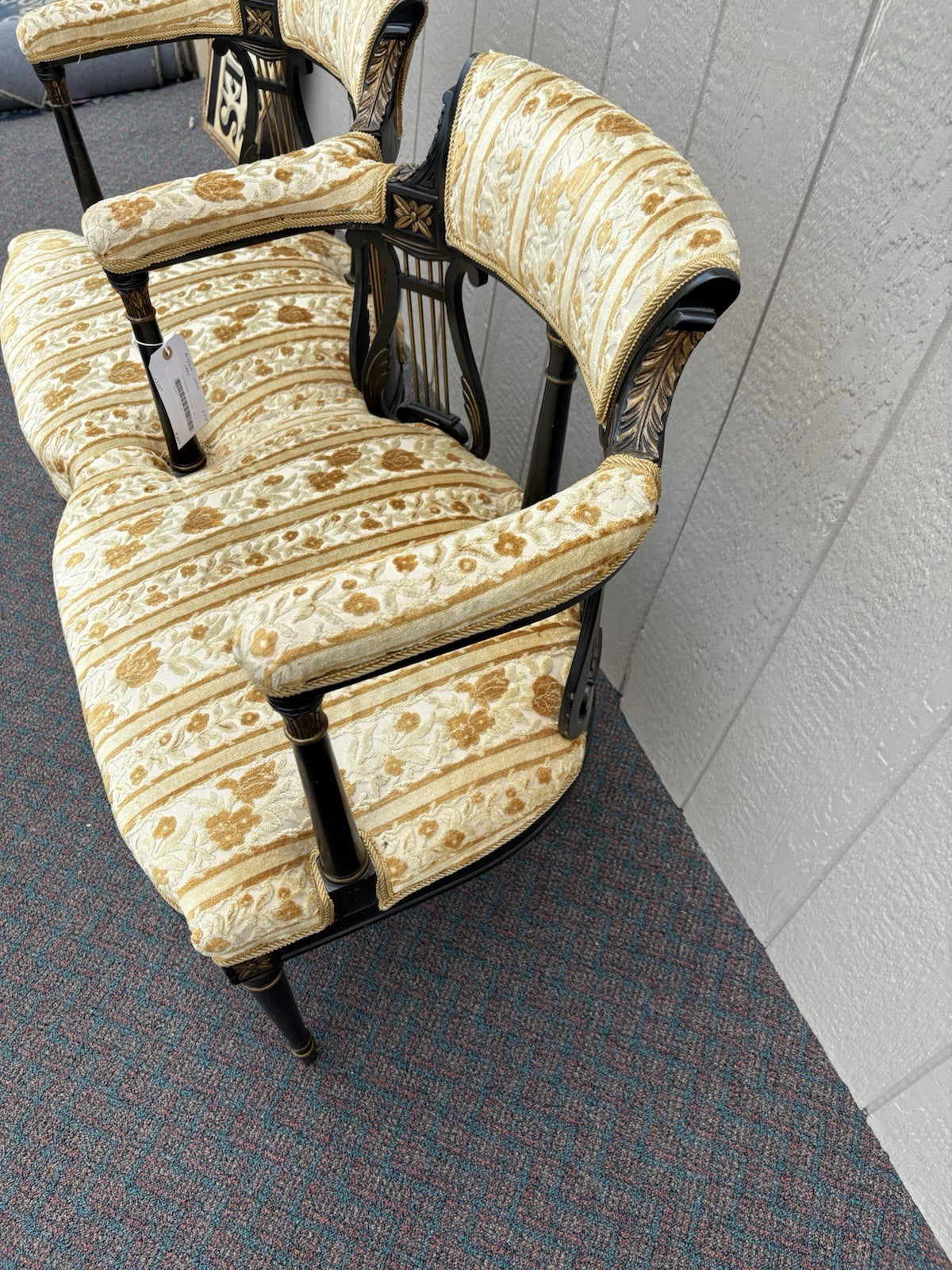 62247  RARE  Antique Victorian Settee Loveseat Couch Sofa  Chair