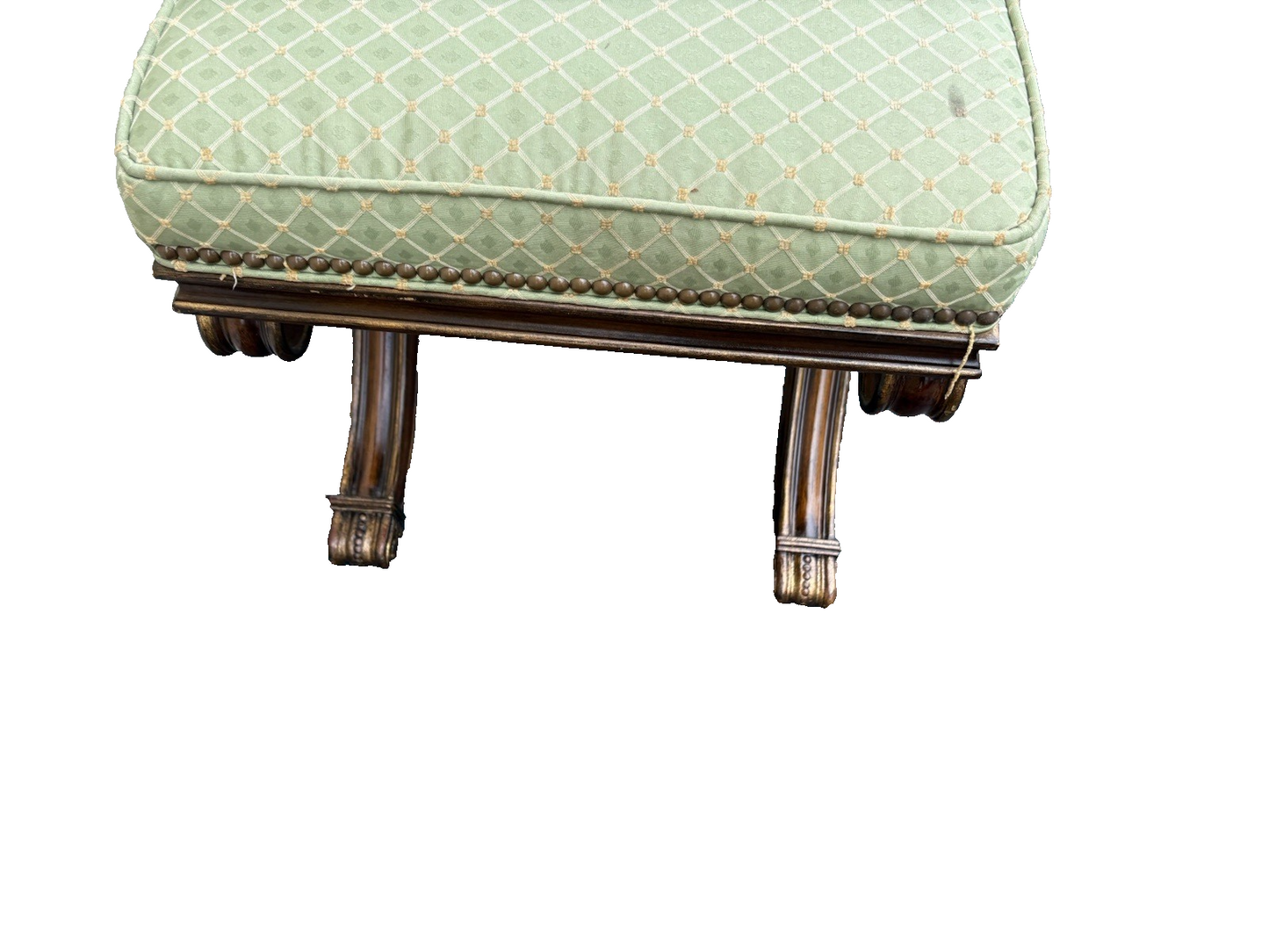 66698 Decorator Modern X Stool Bench Ottoman