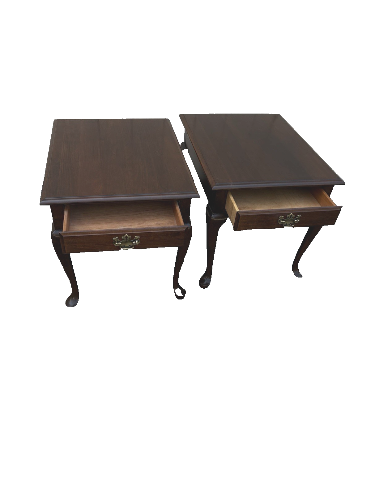 66475 Pair PENNSYLVANIA HOUSE Queen Anne Lamp Table Stand s